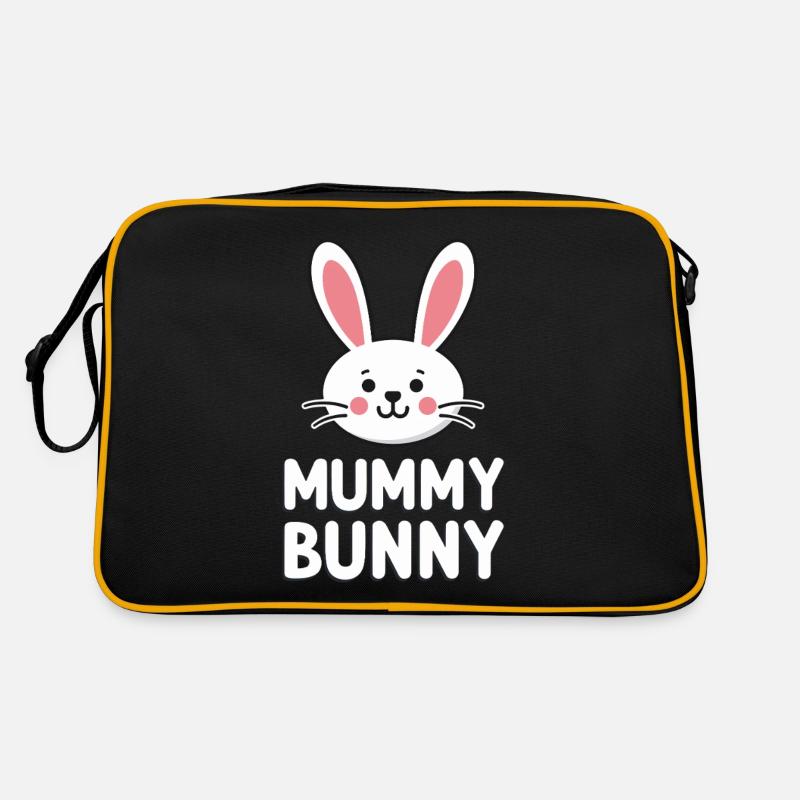 Mummy Bunny Design de Pâques pour les fans de lapins Sac Retro
