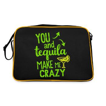 Tequila Party Dire Citation - Sac Retro - noir/or - Dos