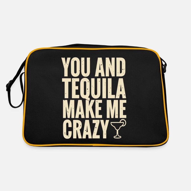 Tequila Party Spruch Zitat Retro Tasche