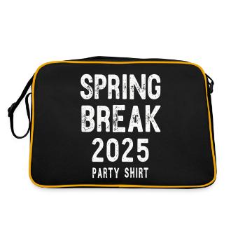 Chemise de fête Spring Break 2025 - Sac Retro - noir/or - Dos