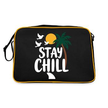 Séjour Chill Détente tropicale Vacances d’été - Sac Retro - noir/or - Dos