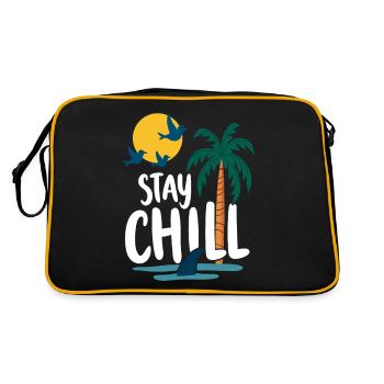 Séjour Chill Détente tropicale Vacances d’été - Sac Retro - noir/or - Dos