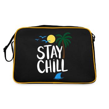 Séjour Chill Détente tropicale Vacances d’été - Sac Retro - noir/or - Dos