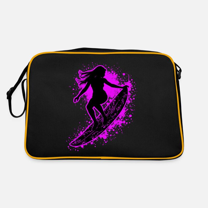 Surfeur élégant Surfer Surfer Sac Retro
