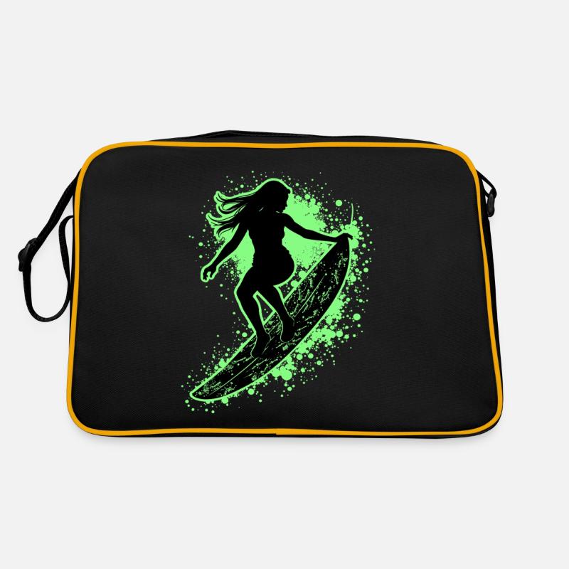 Surfeur élégant Surfer Surfer Sac Retro