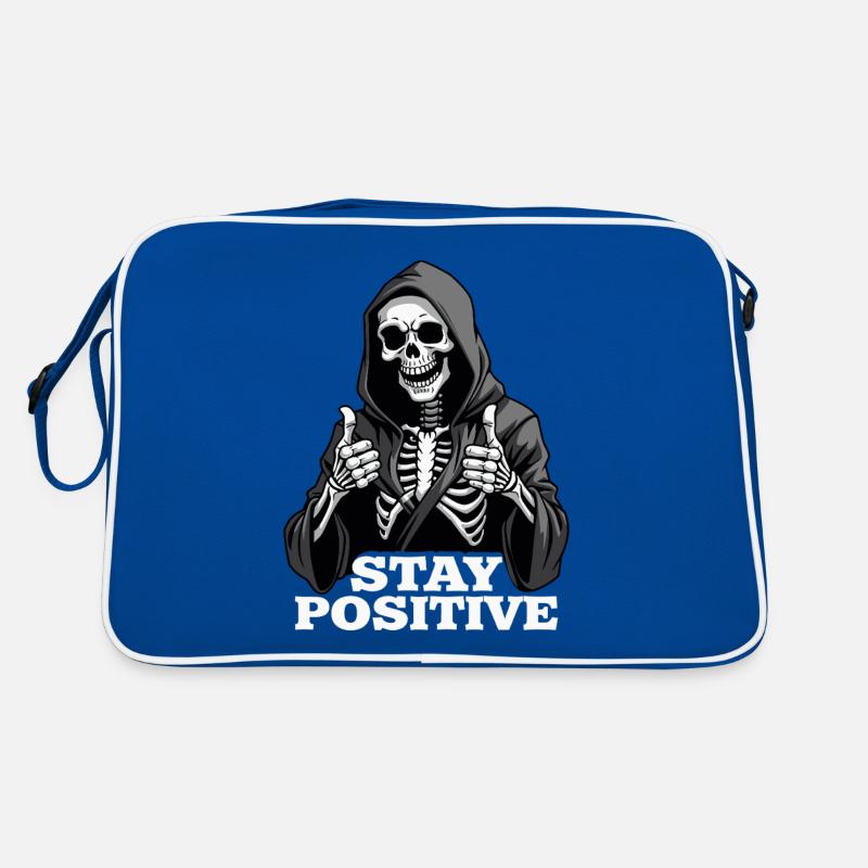 Restez positif – Drôle de faucheuse Sac Retro
