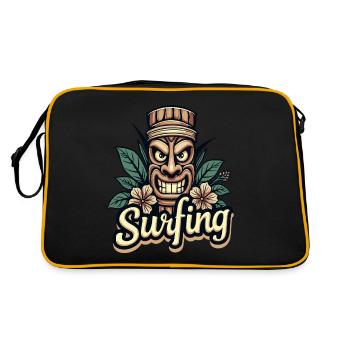 Tiki Surfing Vibes - Pure sensation hawaïenne - Sac Retro - noir/or - Dos