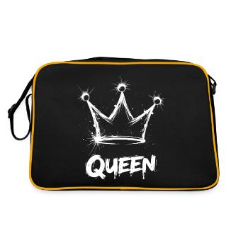 Couronne de reine Splash - Sac Retro - noir/or - Dos