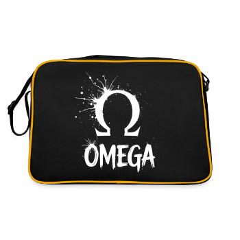 Symbole Omega Splash - Sac Retro - noir/or - Dos