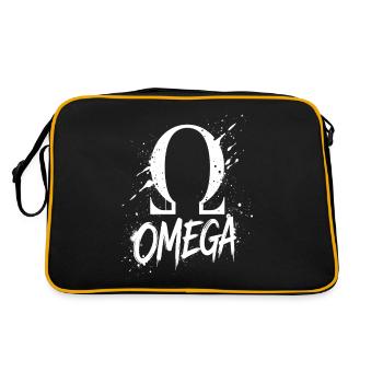 Symbole Omega Splash - Sac Retro - noir/or - Dos