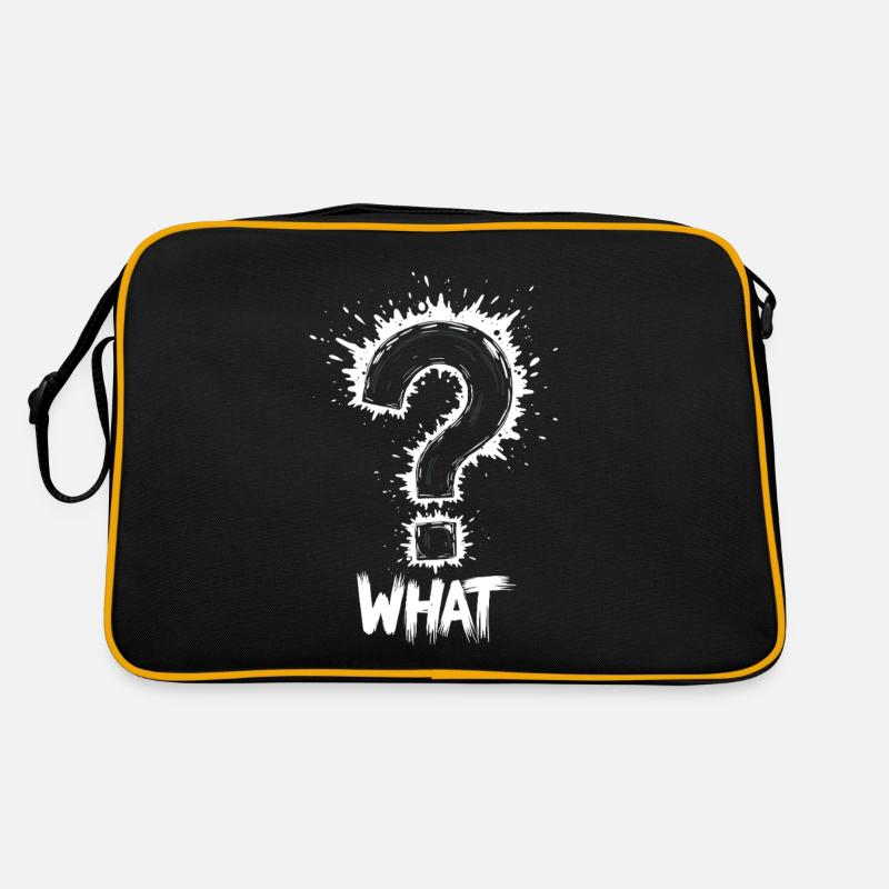 What Fragezeichen Splash Retro Tasche