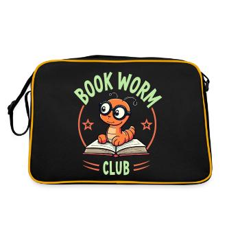 Book Worm Club - Ver de lecture - Sac Retro - noir/or - Dos