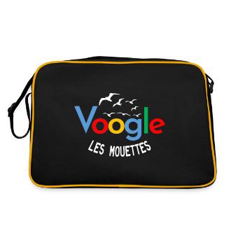 Voogle les mouettes - Sac Retro - noir/or - Dos