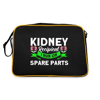 Donneur d’organes Transplantations d’organes Receveurs d’organes - Sac Retro - noir/or - Dos