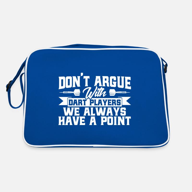 Dartscheibe Darts Dart werfen Geschenk Retro Tasche