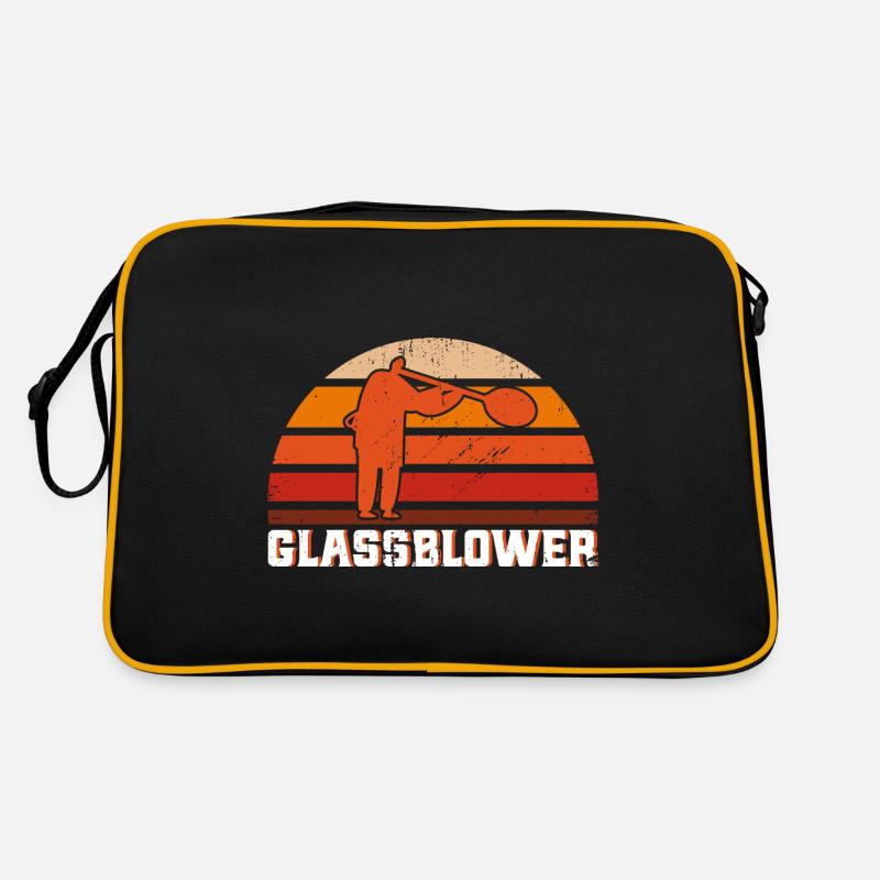 Glasarbeiter Glasblasen Glasbläserei Geschenk Retro Tasche