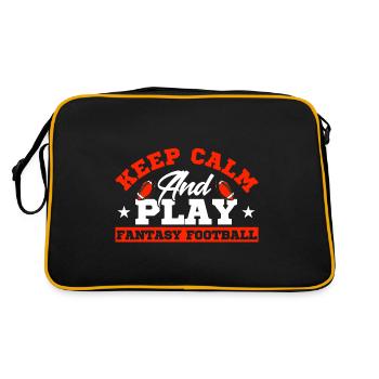 Fantasy Football Champion Draft Day Fantasy Footbal - Sac Retro - noir/or - Dos