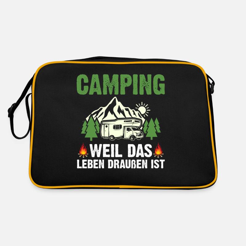 Camping-car Camping-car Camping Camping Sac Retro