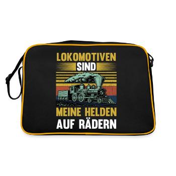 Model Railroad Model Train Train Railroad Railroad Railroad Railroad Model Train Model Train Model T - Retro Bag - black/gold - Back