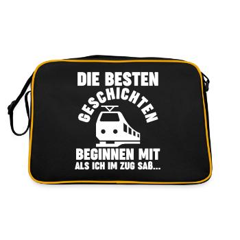 Model Railroad Model Train Train Railroad Railroad Railroad Railroad Model Train Model Train Model T - Retro Bag - black/gold - Back