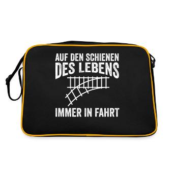 Model Railroad Model Train Train Railroad Railroad Railroad Railroad Model Train Model Train Model T - Retro Bag - black/gold - Back