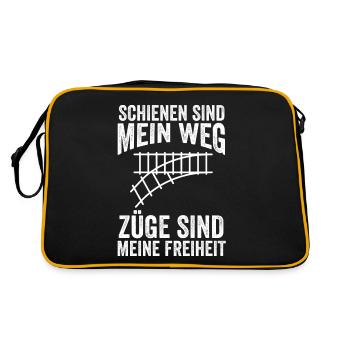 Model Railroad Model Train Train Railroad Railroad Railroad Railroad Model Train Model Train Model T - Retro Bag - black/gold - Back