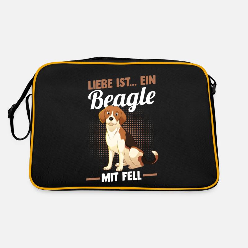 Chien Beagle Sac Retro
