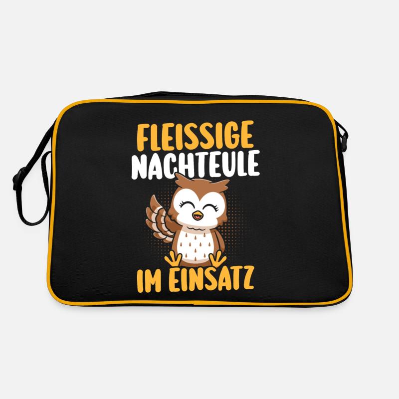 Équipe de nuit de noctambule industrieuse Sac Retro