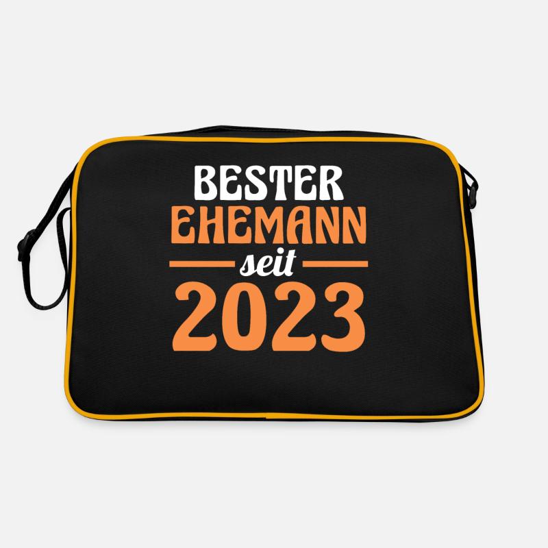 Valentinstag Bester Ehemann Seit 2023 Retro Tasche
