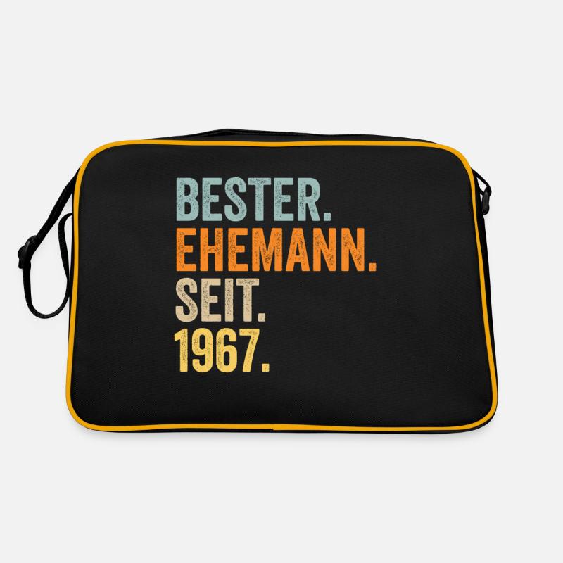 Valentinstag Bester Ehemann Seit 1967 Retro Tasche