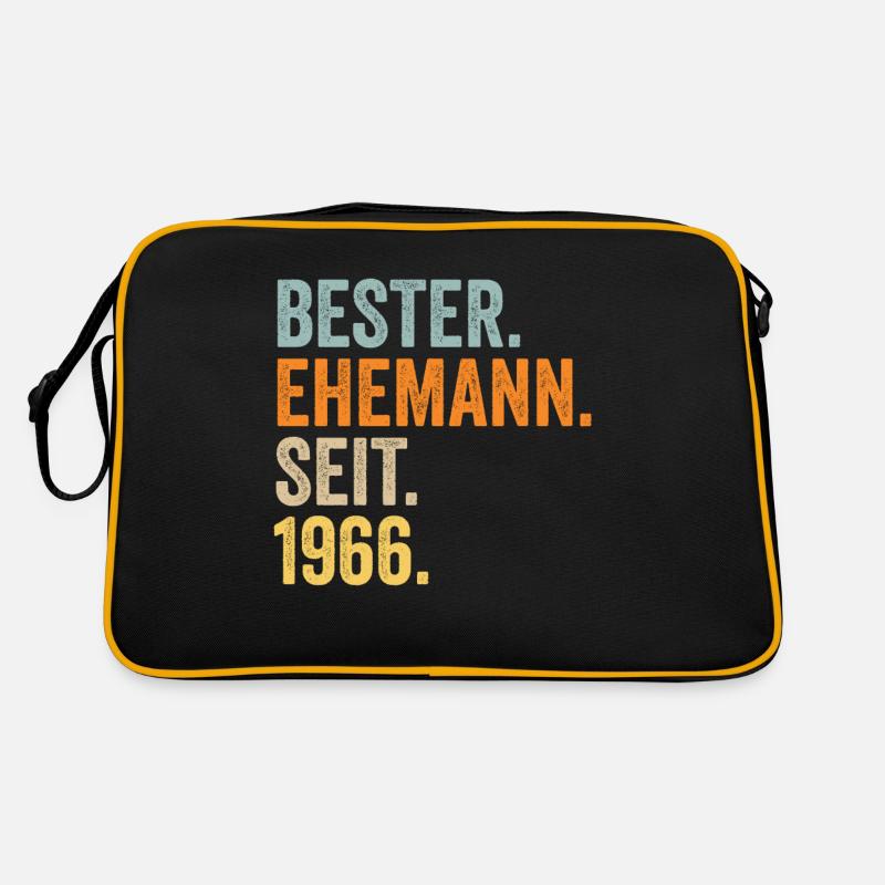 Valentinstag Bester Ehemann Seit 1966 Retro Tasche
