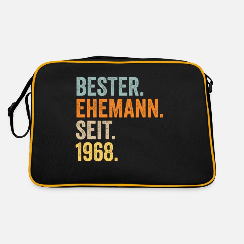 Valentinstag Bester Ehemann Seit 1968 Retro Tasche