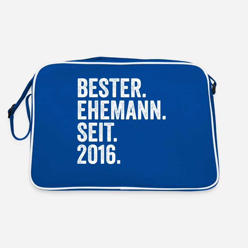Valentinstag Bester Ehemann Seit 2016 Retro Tasche