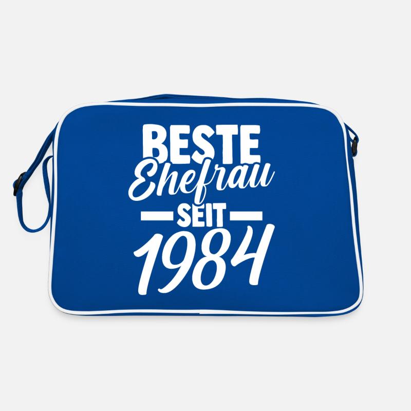 Valentinstag Beste Ehefrau Seit 1984 Retro Tasche