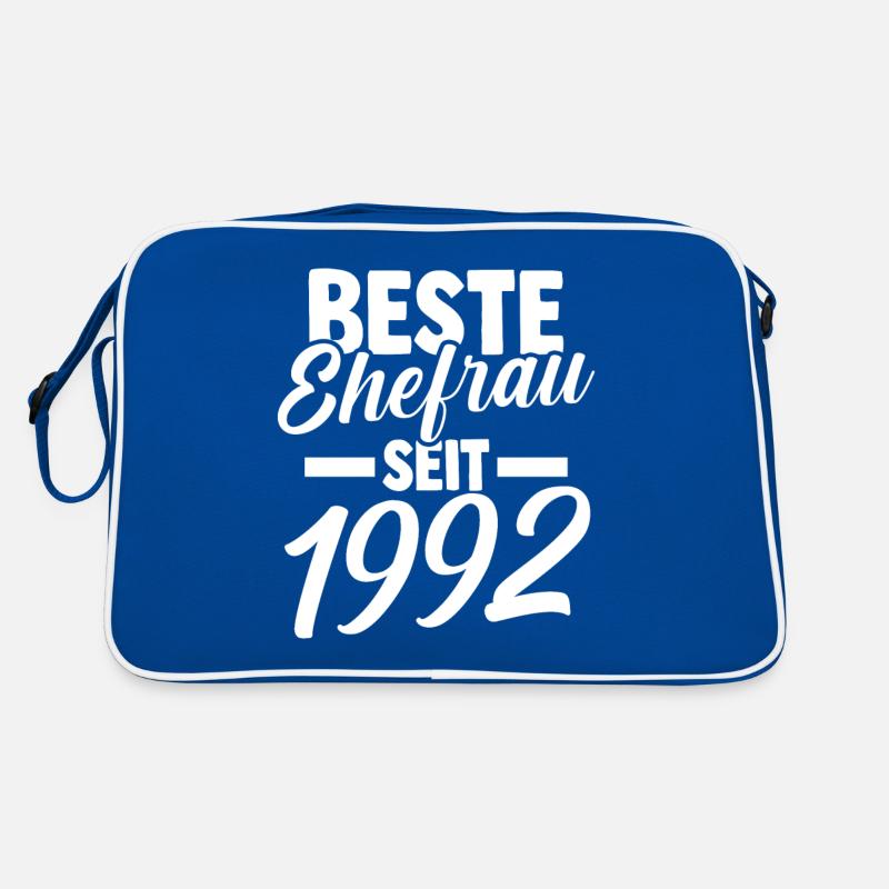 Valentinstag Beste Ehefrau Seit 1992 Retro Tasche