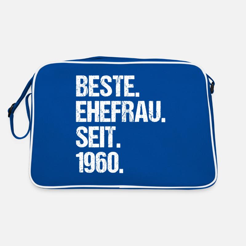 Valentinstag Beste Ehefrau Seit 1960 Retro Tasche