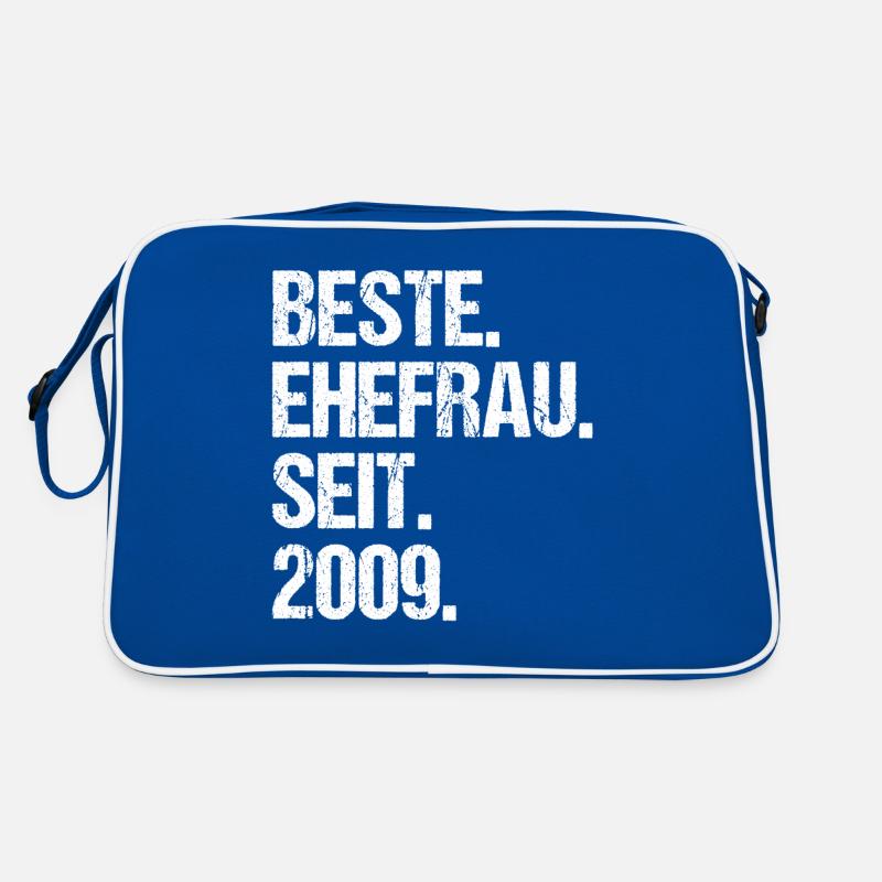 Valentinstag Beste Ehefrau Seit 2009 Retro Tasche
