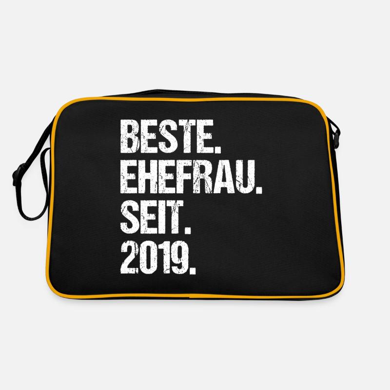 Valentinstag Beste Ehefrau Seit 2019 Retro Tasche