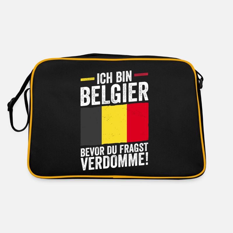 Belge Belgique Sac Retro