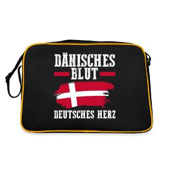 Danois Danemark - Sac Retro - noir/or - Dos