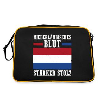 Pays-Bas Pays-Bas Pays-Bas - Sac Retro - noir/or - Dos