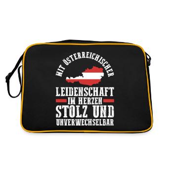 Austrians Austria - Retro Bag - black/gold - Back