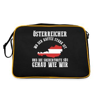 Austrians Austria - Retro Bag - black/gold - Back