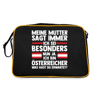 Austrians Austria - Retro Bag - black/gold - Back