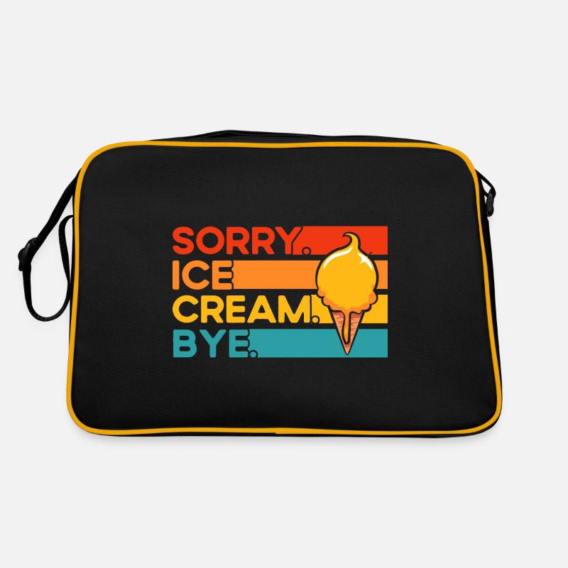 Sorry Eiscreme Tschüss Eiscreme Geschenk Retro Tasche