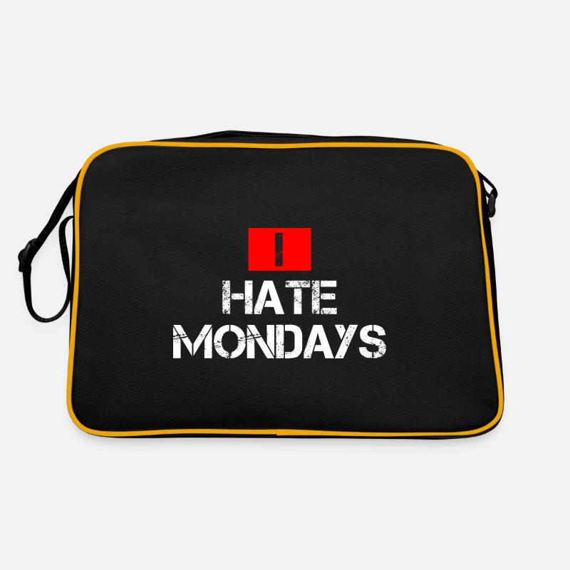 I Hate Monday's work colleague work gift Retro Bag