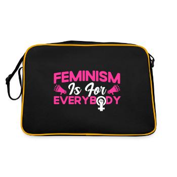 Droits des femmes Autonomisation féministe - Sac Retro - noir/or - Dos