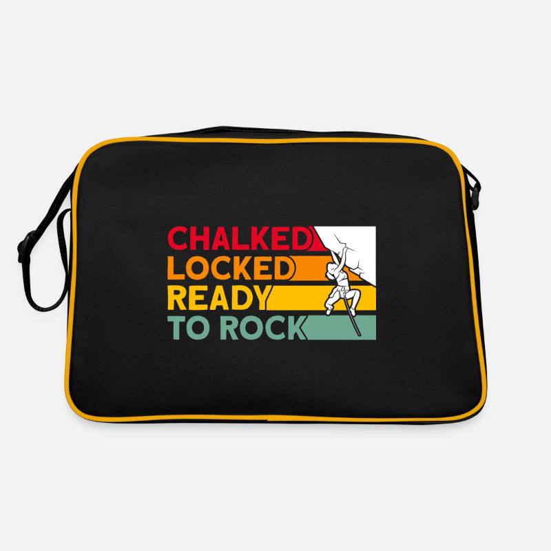 Grimpé Sécurisé Prêt à grimper Velcro Sac Retro