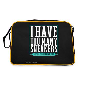 On n’a jamais trop de chaussures - Sneakerhead - Sac Retro - noir/or - Dos