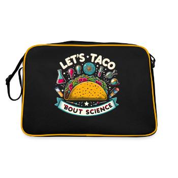 Let’s Taco Bout Science chimie drôle idée de cadeau - Sac Retro - noir/or - Dos